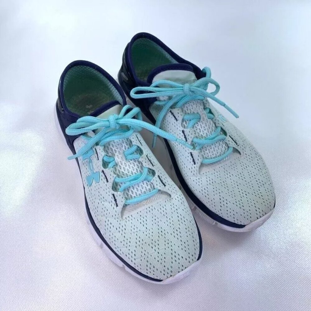 Under Armour Womens Speedform Fortis Running Shoes Blue 1258728-100 Low Top 10 M